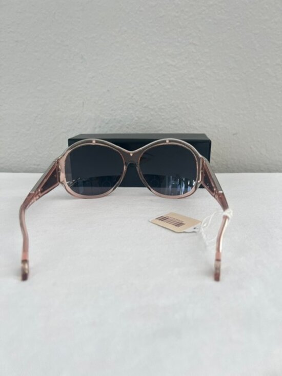 New Authentic Givenchy SGV882 COL.0927 Italy Transparent Pink Sunglasses Shades main image 10